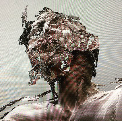 Interrupted 3D scan by artist Paul Coombs